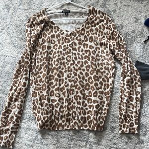 George leopard cardigan xxl